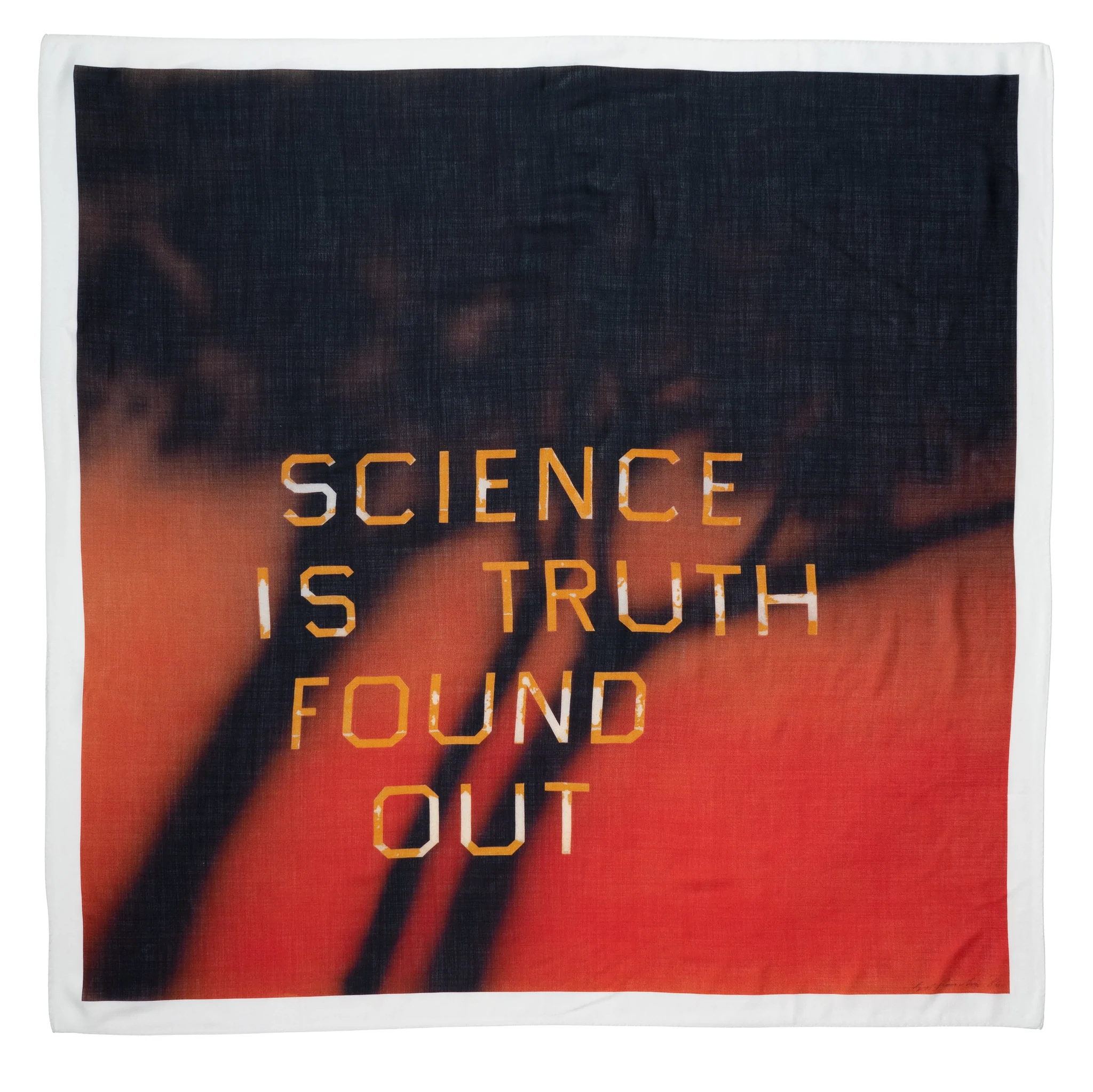 Ed Ruscha, Science is Truth Found Out (Winter) (Thumbnail)